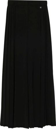 Giuseppe Di Morabito Maxi Skirts, female, Black, 2XS, Black Pleated High Waist Trousers