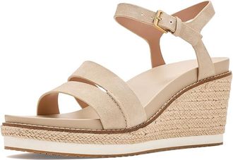 Cole Haan Cloudfeel Ronnie Espadrille Womens Sandals Light Sesame Suede/Natural : 10.5 B - Medium, Leather