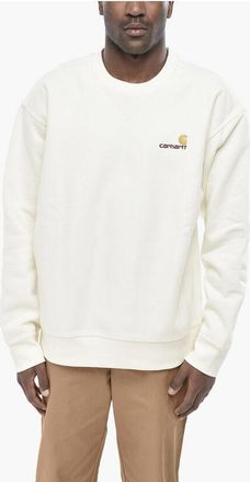 Carhartt Work in Progress Brushed Cotton Crewneck Sweatshirt with Logo size Xl
