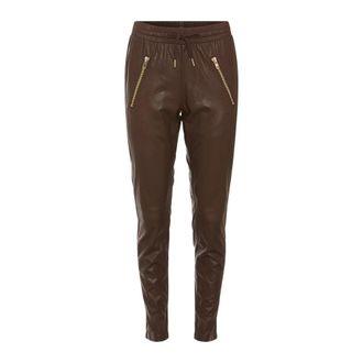 Rue de Femme Gold Skin Fatale Chestnut Trousers - female - RUE de FEMME - Slim-fit Trousers - Brown - 2XL - Trousers