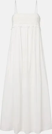 Poss&eacute; Danielle lace-trimmed cotton midi dress