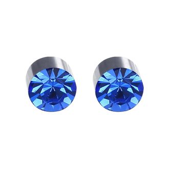 Generic Magnetic Acupressure Slimming Earrings Non Piercing Therapeutic Women S (Blue, One Size)