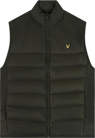 Lyle & Scott Lichte jassen gewatteerd vest - Heren - Bodywarmers - Groen - S - Jassen
