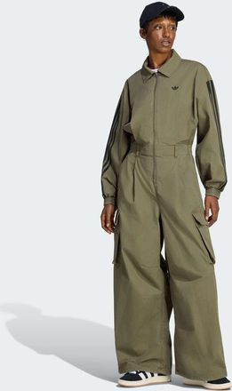 adidas Originals Tuta jumpsuit ampia verde oliva