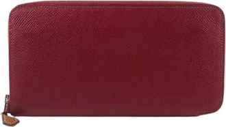 Herm&egrave;s Pre-owned Wallets, female, Red, Size: ONE SIZE Pre-owned Silk Wallet