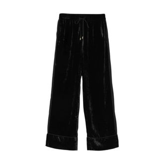 Liu Jo Pantaloni Lunghi in Velluto - - Trousers - Donna - Nero - S
