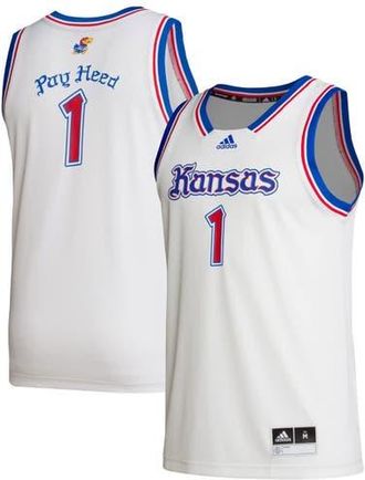 adidas Mens adidas 1 White Kansas Jayhawks Alternate Swingman Jersey at Nordstrom, Size Xx-Large