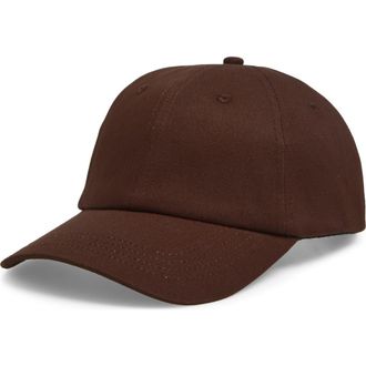 Treasure & Bond Cotton Twill Ball Cap in Brown at Nordstrom