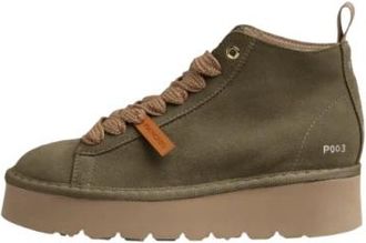 Panchic Sneakers - Dames - Veterlaarzen - Groen - 38 EU - Schoenen