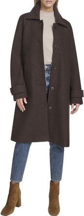 Andrew Marc Jupiter Wool-Blend Balmacaan Coat