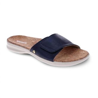 Revere Comfort Shoes Womens Macau Slide Sandal In Sapphire