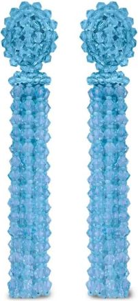 Oscar De La Renta Oorbellen met kwastje - Blauw