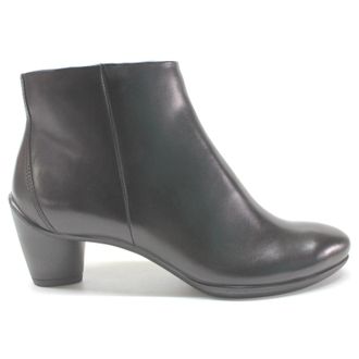Ecco Ecco Sculptured 45 230483 Leather Womens Zip Up Boots - Black - Size:UK 8-8.5