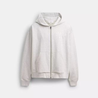 Coach Boxy Full Zip Hoodie
