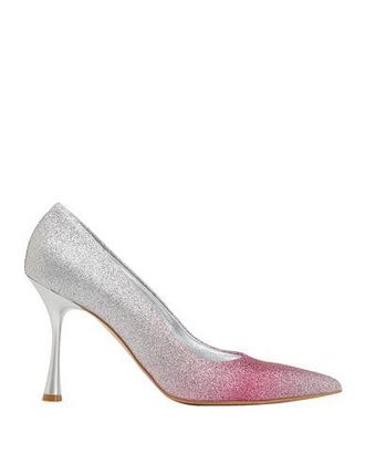 8 by YOOX GLITTER POINTY PUMPS