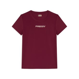 Freddy T-shirt regular in tessuto tecnico leggero