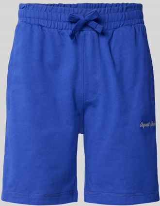 Jack & Jones Jack & Jones Sweatshorts mit Stitching Modell KARL in Royal, Gr&ouml;&szlig;e XXL