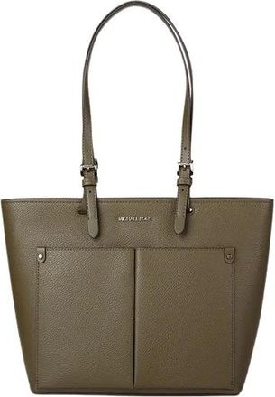 Michael Kors Jet Set Medium Pocket Tote - Dames - Shoppers - Groen - ONE Size - Leer - Tassen