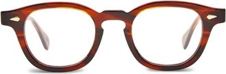 JULIUS TART OPTICAL Occhiali tondi - Marrone
