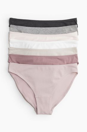 H&M 7er-Pack Baumwollslips - Pink