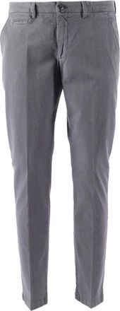 BRIGLIA 1949 textured trousers - Grey