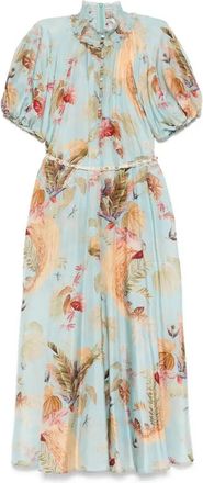 Zimmermann Ascension Maxi Dress - Womens - Recycled Polyester/Elastane/Silk