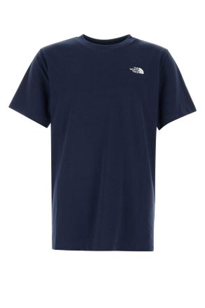 The North Face Navy Blue Cotton Blend T Shirt