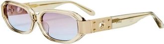 Linda Farrow Laura Zonnebrillen - Dames - Zonnebrillen - Grijs - 59 MM - Accessoires