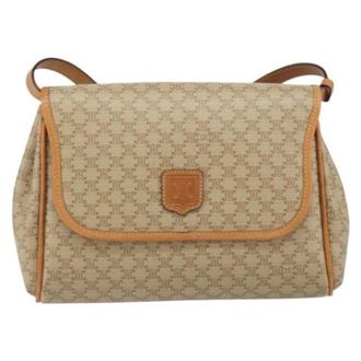 Celine Pre-owned Cross Body Bags, female, Beige, Size: ONE SIZE Pre-owned Vintage Cross Body Bag
