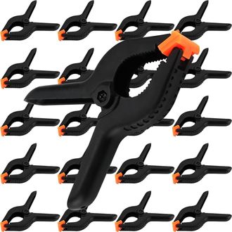 OEM Paquete De 20 Resistentes Clips De Resorte De Pl&aacute;stico, Ideales Para Carpinter&iacute;a, Pintura Sobre Lienzo, Proyectos De Bricolaje Y Estudios De Fotograf&iacute;