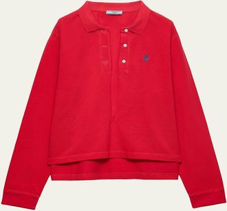 Prada Cotton Pique Polo Shirt