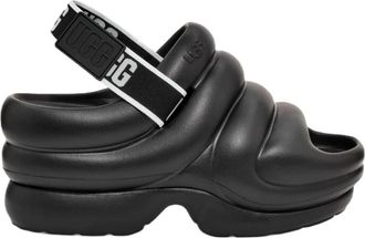 UGG Verhoog je zomerstijl met platte sandalen - Dames - Sandalen - Zwart - 40 EU - Schoenen