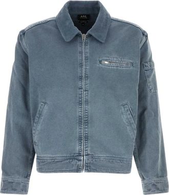 A.P.C. Alexis Jacket - Heren - Spijkerjassen - Blauw - L - Katoen - Jassen