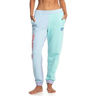 Quiksilver x Stranger Things Lenora Fleece Jogger Pants in Airy Blue at Nordstrom, Size Large