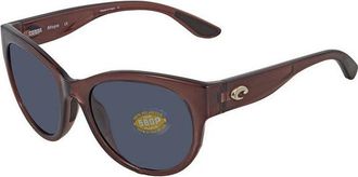 Costa Womens 6S9011-901105-55 6S9011 55 901105 Maya Sunglasses - Brown - One Size