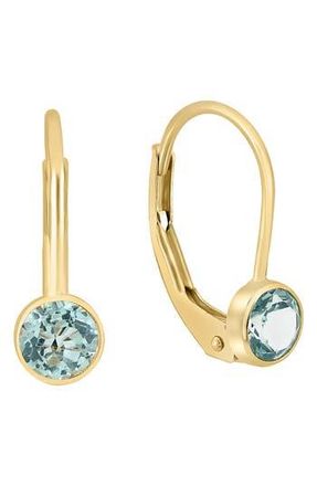 Effy Stone Lever Back Earrings in Blue at Nordstrom Rack