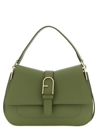Furla Green Flow Medium Shoulder Bag