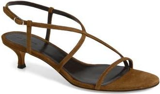 Le Monde Beryl Rio Kitten Heel Sandal in Brown at Nordstrom, Size 39.5