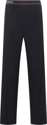 Casablanca Wool Sports Broeken - Heren - Straight fit broeken - Zwart - L - Wol - Broeken
