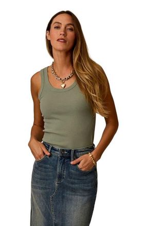 Carve Designs Ever Rib Tank in Fatigue at Nordstrom, Size Xx-Small Au