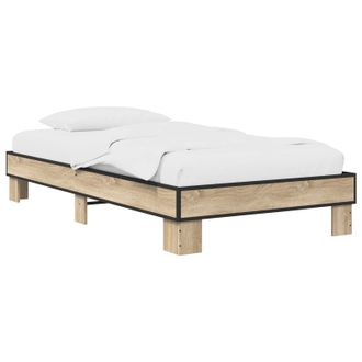 vidaXL Estructura De Cama Roble Sonoma 80 X 200 Cm Vidaxl