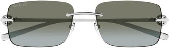 Gucci Accessoires, Dames, Grijs, ONE Size, Stijlvolle zonnebril Gg 1703S