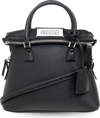 Maison Margiela 5AC Mini schoudertas - Dames - Handtassen - Zwart - ONE Size - Leer - Tassen