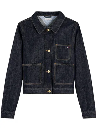 Tommy Hilfiger Dark Rinse Lady Jacket Cotton Jacket
