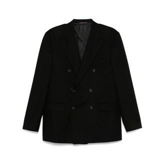 Canali Heren, Jassen, Zwart, Maat: 2XL