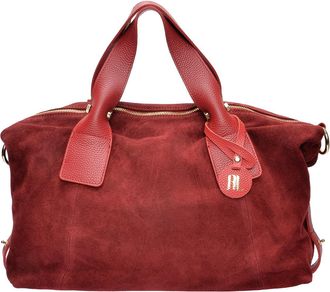 Anna Luchini Rood Rundleer Tas