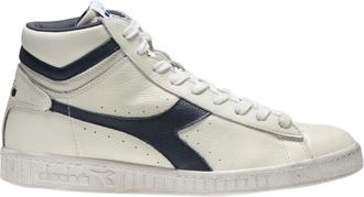 Diadora Game L High Waxed - Dames - Sneakers - Grijs - 44 1/2 EU - Leer - Schoenen