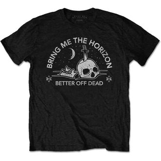 Bring Me The Horizon Mens Happy Song T-Shirt, Black (Black Black), Large (Size:Large)