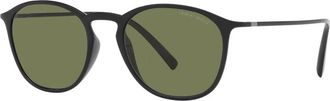 Giorgio Armani Zwart/Grijs Zonnebril AR 8186U - Heren - Zonnebrillen - Zwart - 52 MM - Accessoires