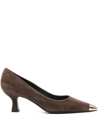 Isabel Ferranti 60 mm pumps met puntige neus - Bruin